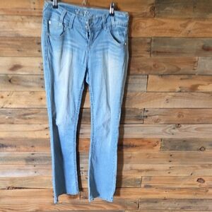 Wallflower Sky Blue Straight Leg Jeans